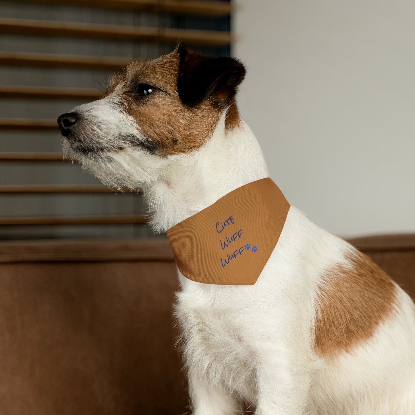 Cute Wuff Wuff Pet Bandana Collar