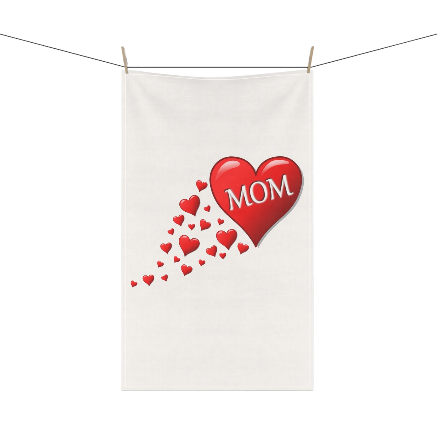 Love Mom Kitchen Towel