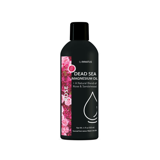 Natural dead sea magnesium rose oil